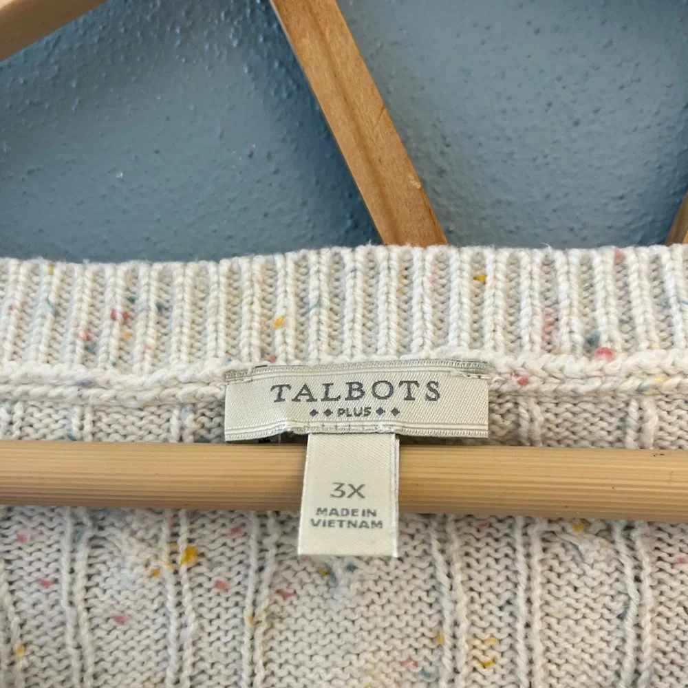 Talbots Cable Knit Sweater - Picture 2 of 3